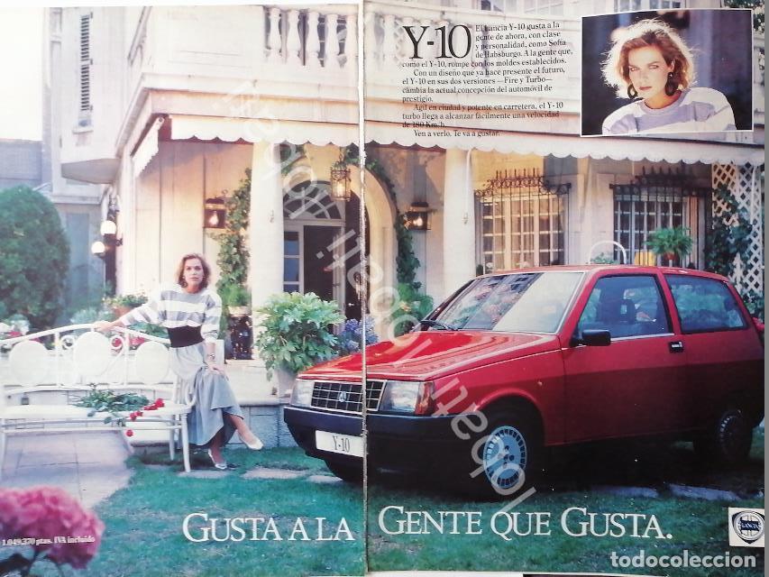 Poster collecting: CARTEL ANTIGUO ORIGINAL DE DE AUTOS LANCIA Y-10 TURBO 1993 /885