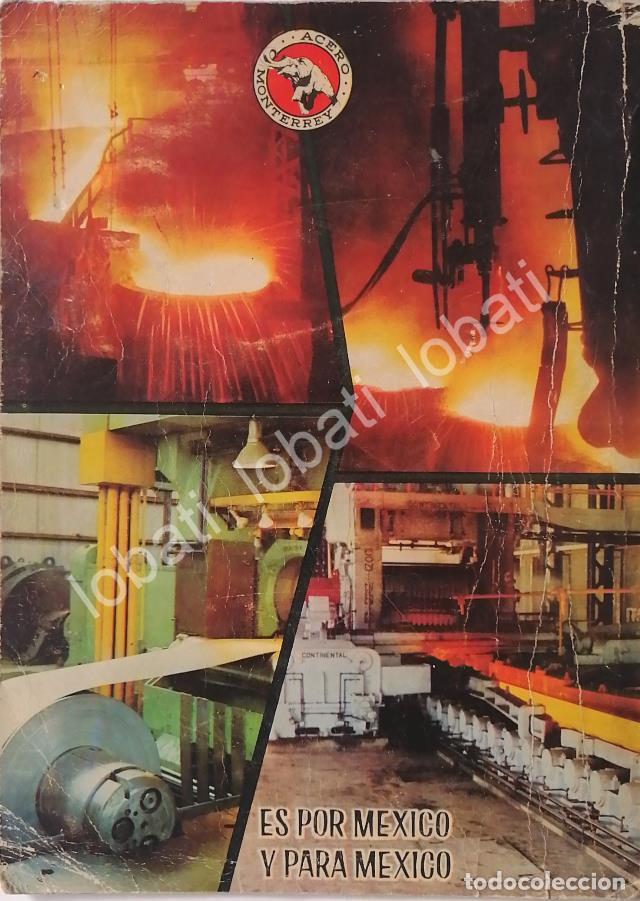 Poster collecting: CARTEL ANTIGUO ORIGINAL DE CIA. FUNDIDORA MONTERREY 1965. /729