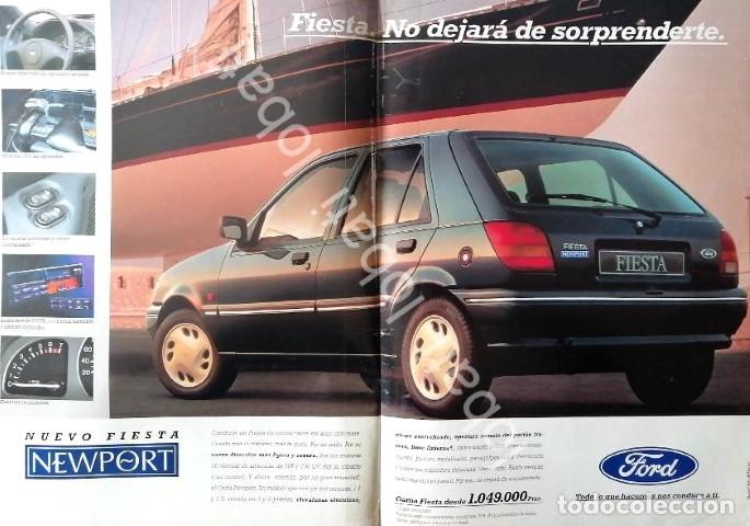 Poster collecting: CARTEL ANTIGUO ORIGINAL DE AUTOS FORD FIESTA NEWPORT 1993 /905