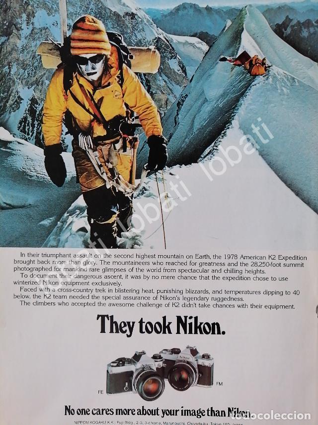 Poster collecting: CARTEL ANTIGUO ORIGINAL DE CAMARAS FOTOGRAFICAS NIKON FE 1979 /433