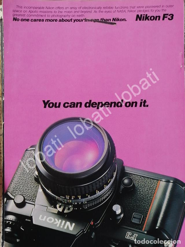 Poster collecting: CARTEL ANTIGUO ORIGINAL DE CAMARAS FOTOGRAFICAS NIKON F3 1970s /435
