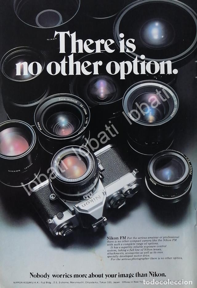 Poster collecting: CARTEL ANTIGUO ORIGINAL DE CAMARAS NIKON FM 1970s /451