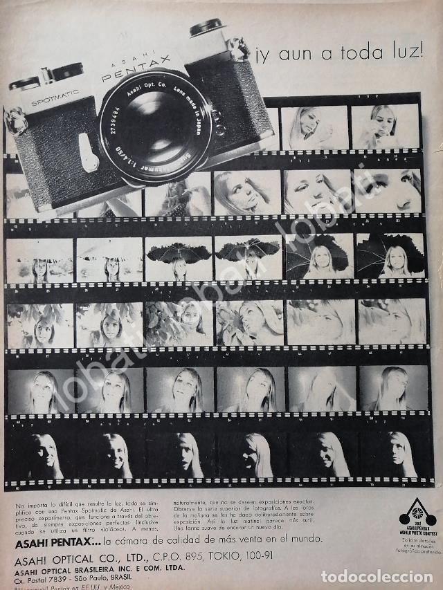 Poster collecting: CARTEL ANTIGUO ORIGINAL DE CAMARAS ASAHI PENTAX SPOTMATIC 1969 /554