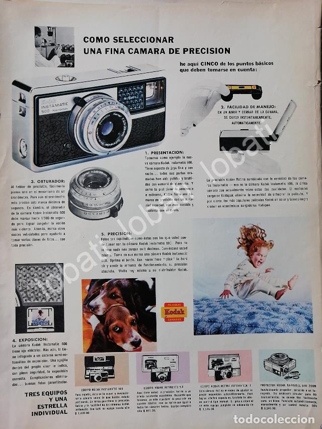 Poster collecting: CARTEL ANTIGUO ORIGINAL DE CAMARAS KODAK INSTAMATIC 500 1964 /553
