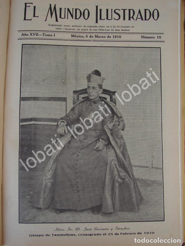 Poster collecting: PORTADA ANTIGUA ORIGINAL 1910 ARZOBISPO JOSE GUZMAN SANCHEZ / RLG