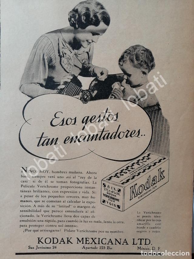 Poster collecting: CARTEL ANTIGUO ORIGINAL DE ROLLOS DE PELICULAS KODAK 1932 /566