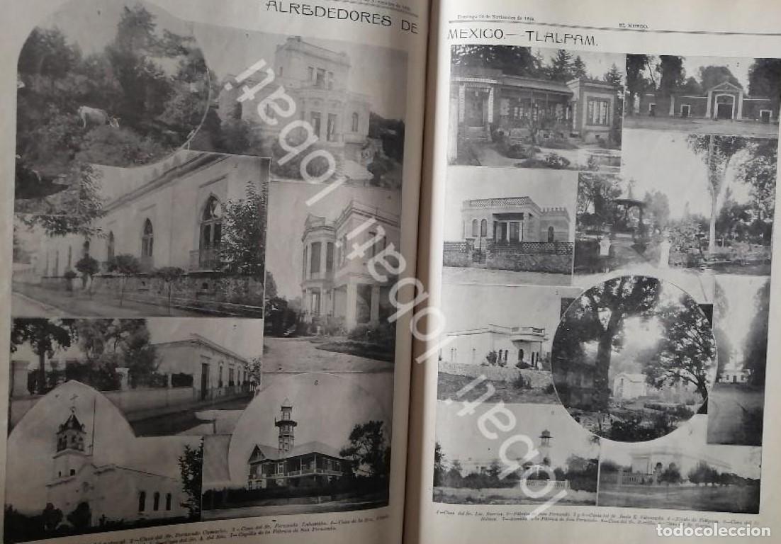 Poster collecting: CARTEL ANTIGUO ORIGINAL DE CASAS Y MANSONES DE TLALPAM 1899 / ASM LDM
