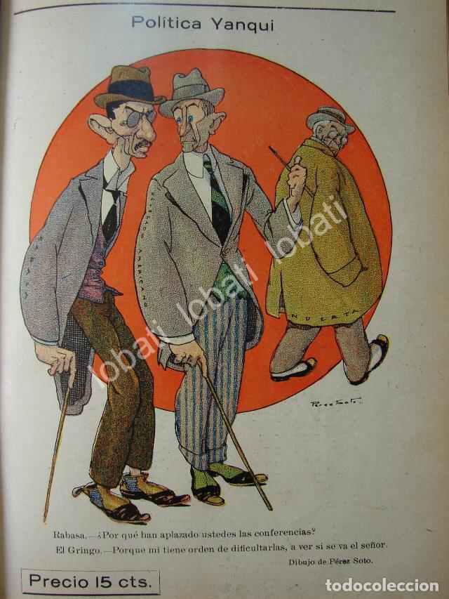 Poster collecting: CARICATURA ANTIGUA 1914. VICTORIANO HUERTA Y EMILIO RABASA -POR: ATENEDORO PEREZ SOTO.