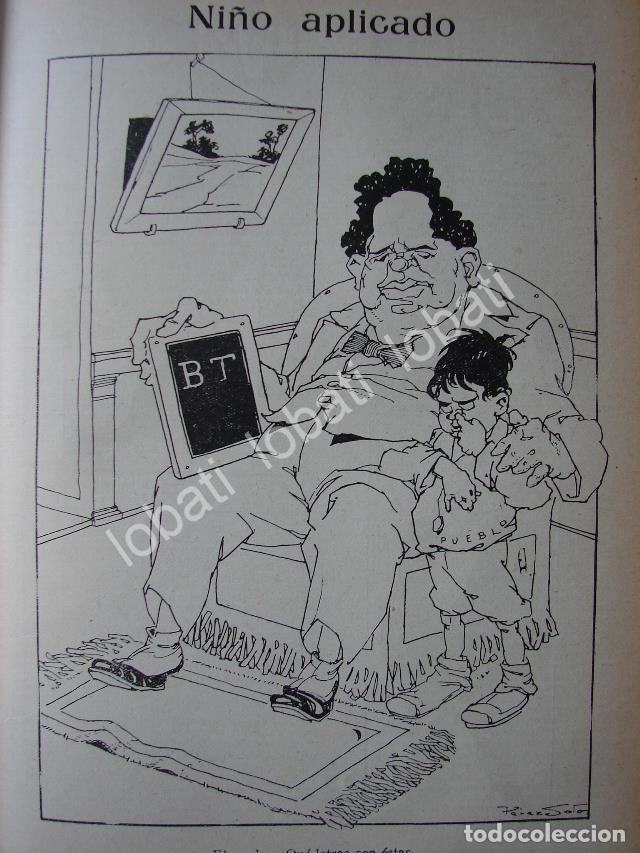 Poster collecting: CARICATURA ANTIGUA 1914 QUERIDO MOHENO Y EL PUEBLO