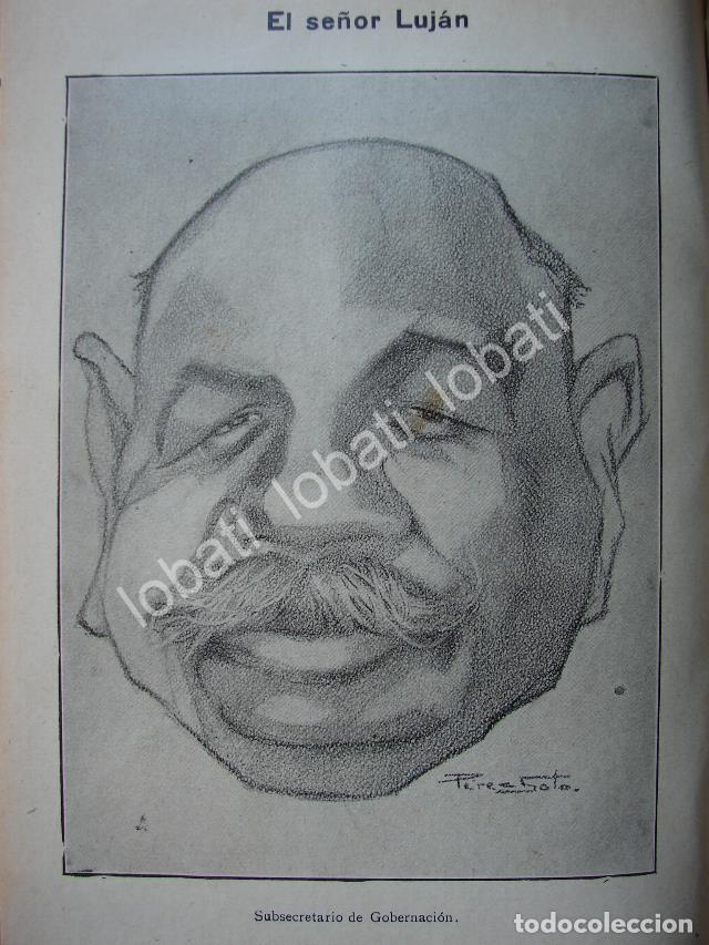 Poster collecting: CARICATURA ANTIGUA 1914. JOSE MARIA LUJAN / PLT
