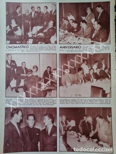 Poster collecting: CARTEL ANTIGUO ORIGINAL DE FIESTA DE CARLOS ARRUZA Y ARTISTAS 59