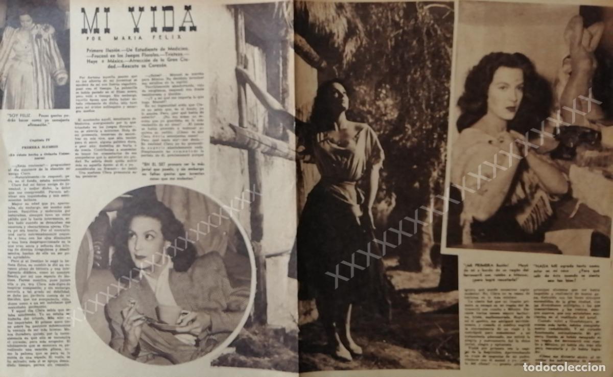 Poster collecting: CARTEL ANTIGUO ORIGINAL DE . MARIA FELIX , SU VIDA 40s