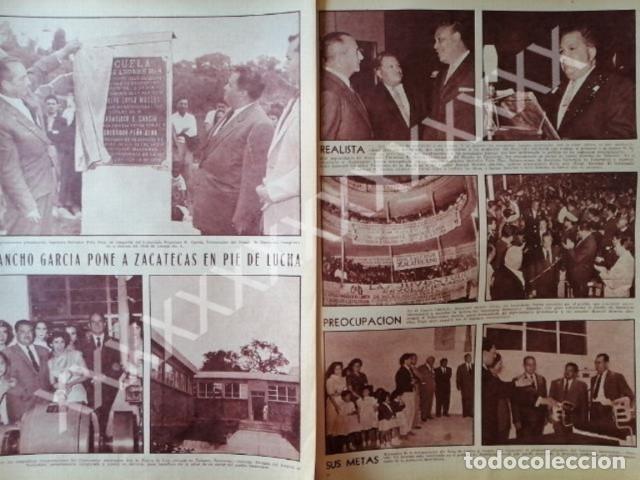 Poster collecting: CARTEL ANTIGUO ORIGINAL DE . PANCHO GARCIA, OBRAS ZACATECAS 1959