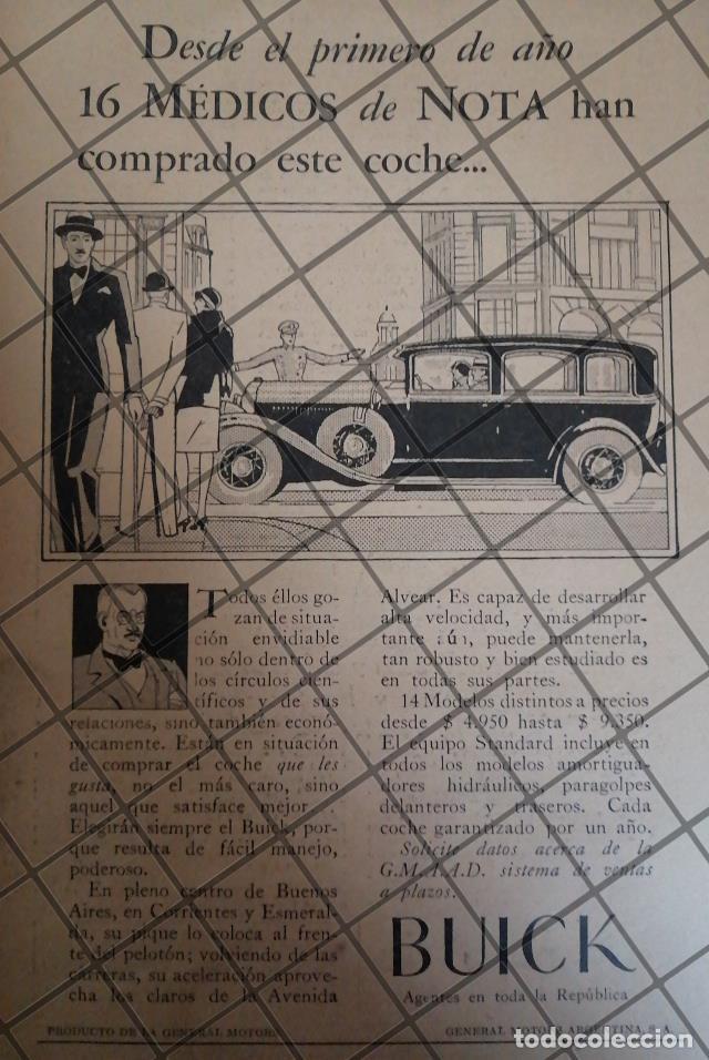 Sammeln von Plakaten: CARTEL ANTIGUO ORIGINAL AUTOS BUICK 1927 DELUXE. -1096