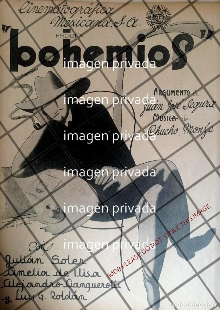 Sammeln von Plakaten: CARTEL RETRO PELICULA. BOHEMIOS 1935 MUY RARO