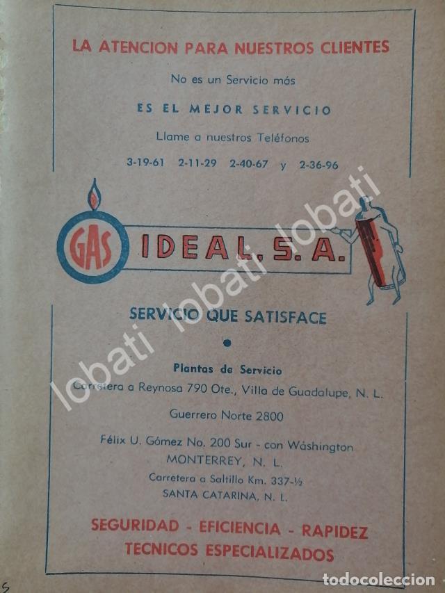 Sammeln von Plakaten: CARTEL ANTIGUO ORIGINAL DE GAS IDEAL S.A 1965 /729 MONTERREY