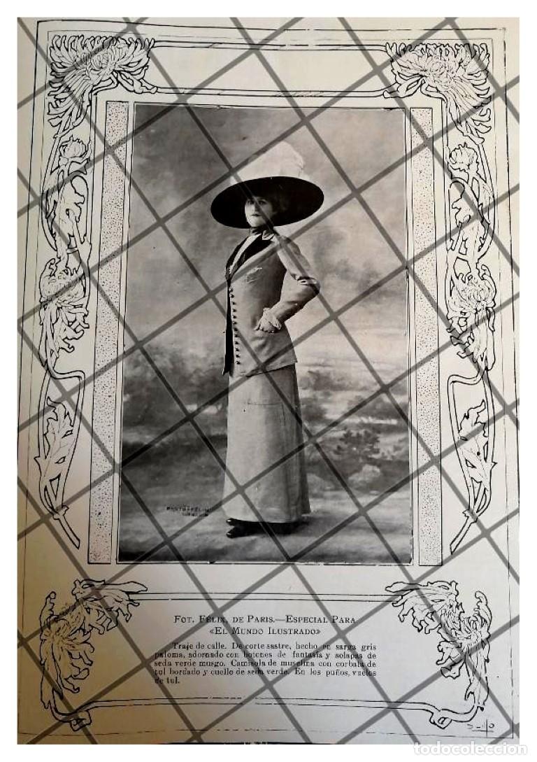 Poster collecting: CARTEL ANTIGUO 1910 VESTIDOS DIBUJO ANTONIO GEDOVIUS -34