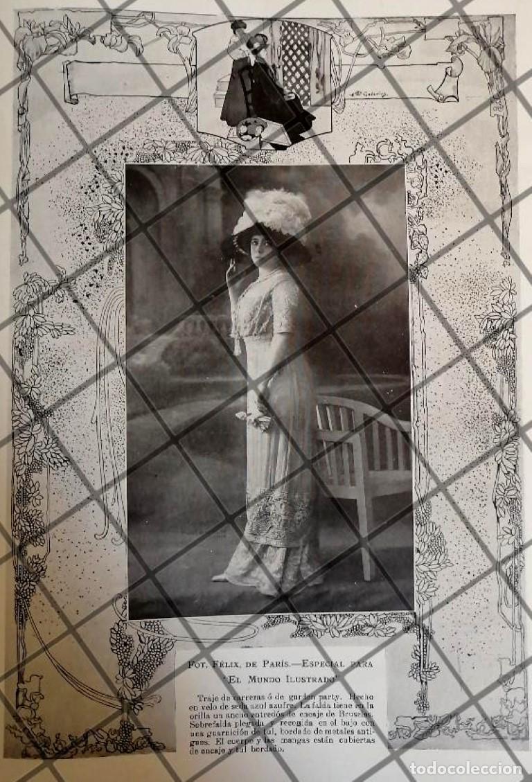 Poster collecting: CARTEL ANTIGUO 1910 VESTIDOS DIBUJO ANTONIO GEDOVIUS -32
