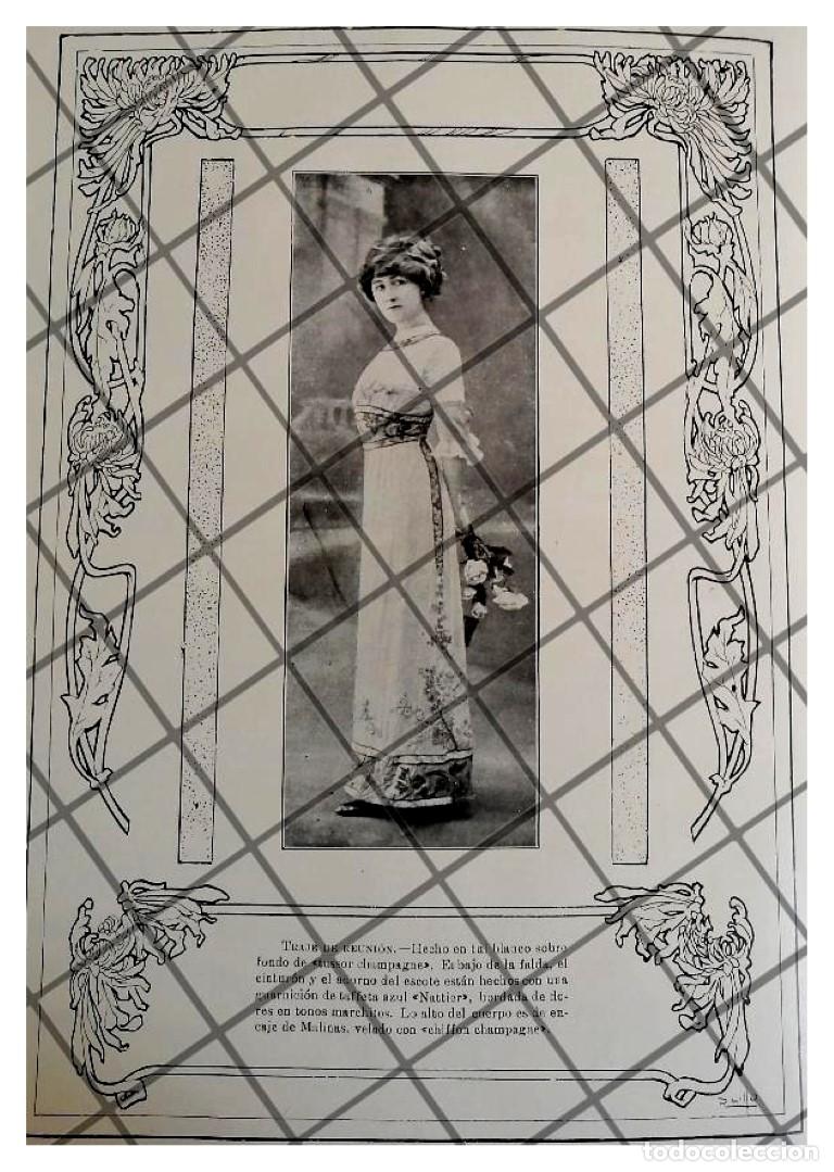Poster collecting: CARTEL ANTIGUO 1910 VESTIDOS DIBUJO RAFAEL LILLO-41