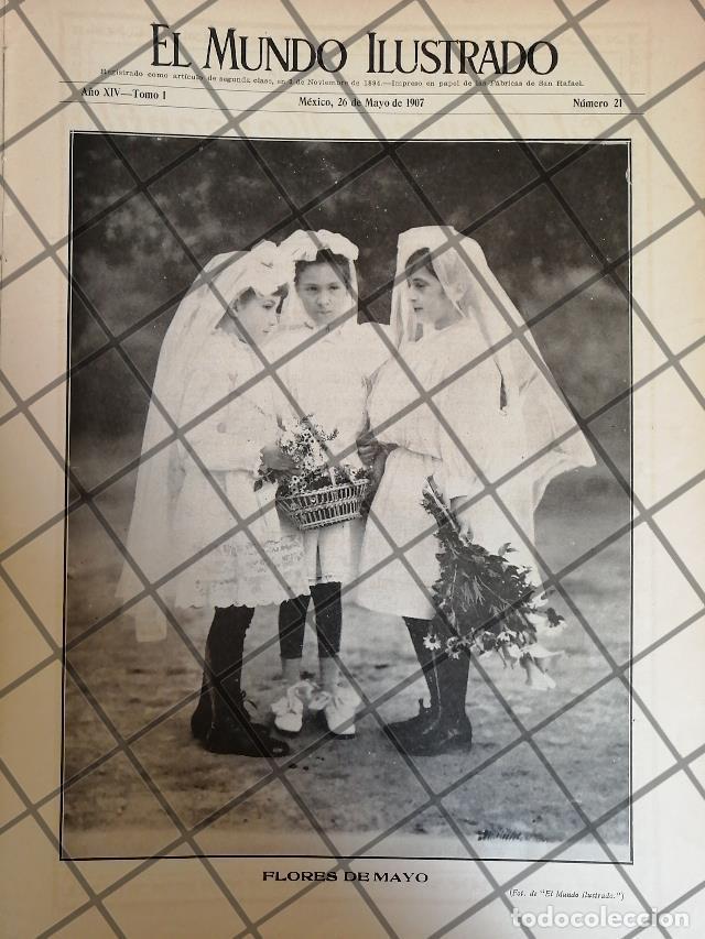 Poster collecting: PORTADA ANTIGUA 1907 ARTE FOTOGRAFICO. FLORES DE MAYO