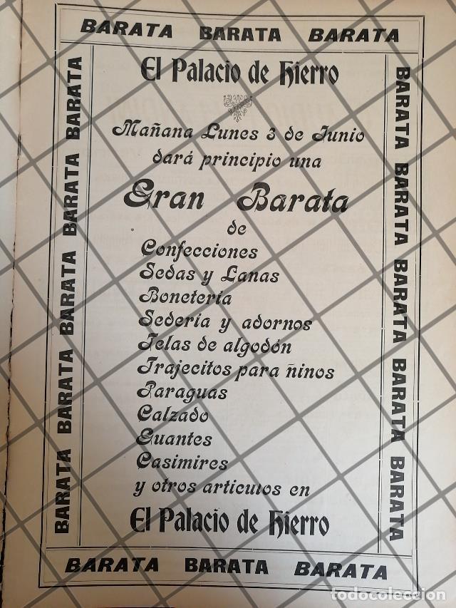 Poster collecting: CARTEL PUBLICITARIO ANTIGUO EL PALACIO DE HIERRO 1907 -77