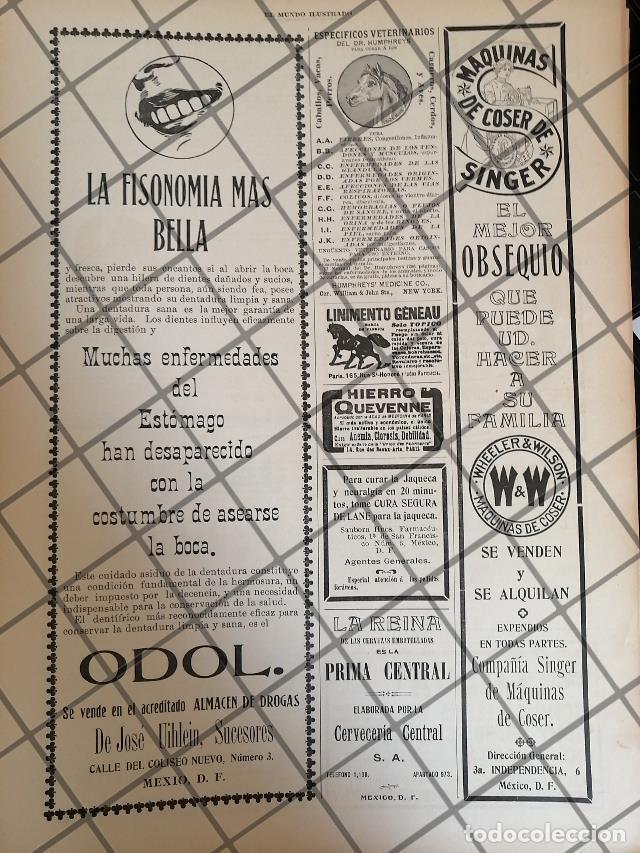 Poster collecting: CARTEL ANTIGUO DROGUERIA JOSE UIHLEIN / SINGER Y MAS 1907