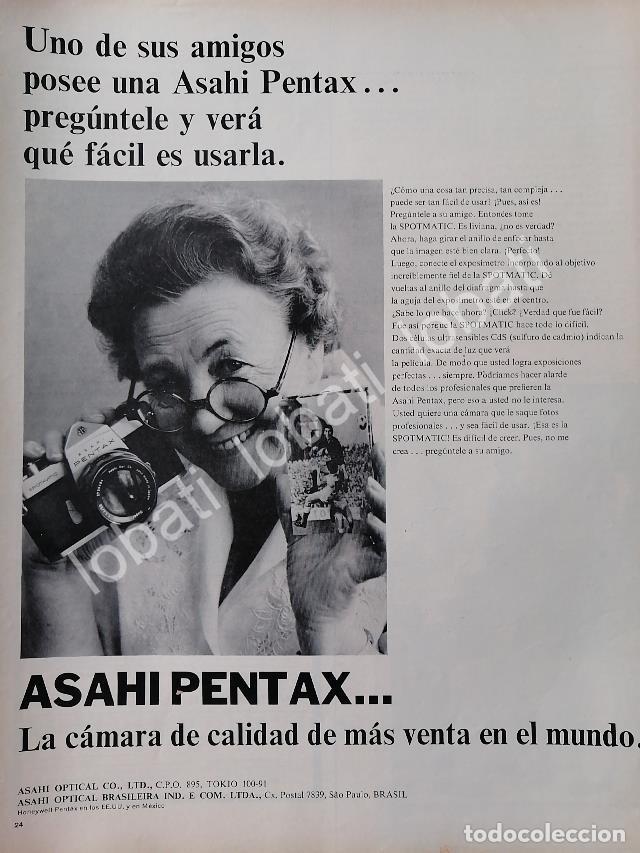 Poster collecting: CARTEL ANTIGUO ORIGINAL DE CAMARAS ASAHI PENTAX SPOTMATIC 1969 /555