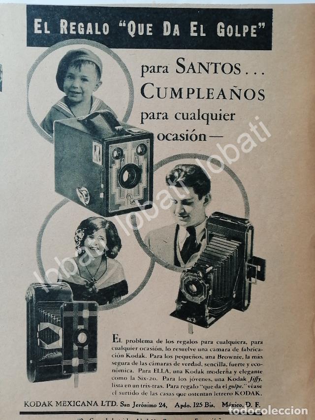 Poster collecting: CARTEL ANTIGUO ORIGINAL DE CAMARAS FOTOGRAFICAS KODAK 1932 /565