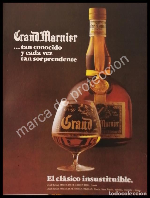 Poster collecting: CARTEL ANTIGUO ORIGINAL DE VINOS GRAND MARNIER 1980s