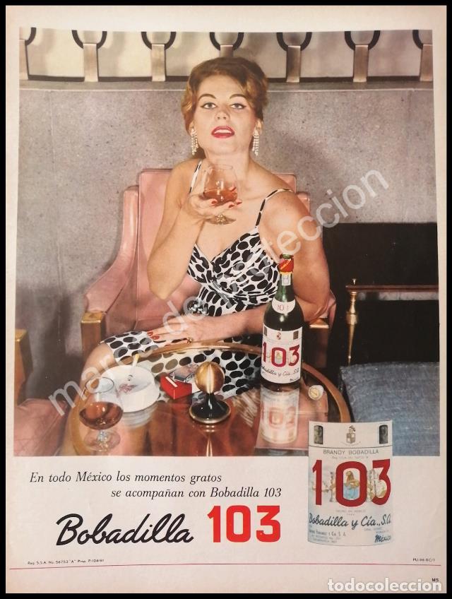 Poster collecting: CARTEL ANTIGUO ORIGINAL DE BRANDY BOBADILLA 103 / 1961 -1