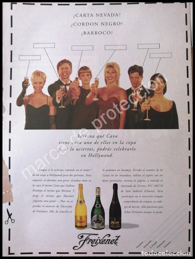 Poster collecting: CARTEL ANTIGUO ORIGINAL DE VINOS FREIXENET 1995