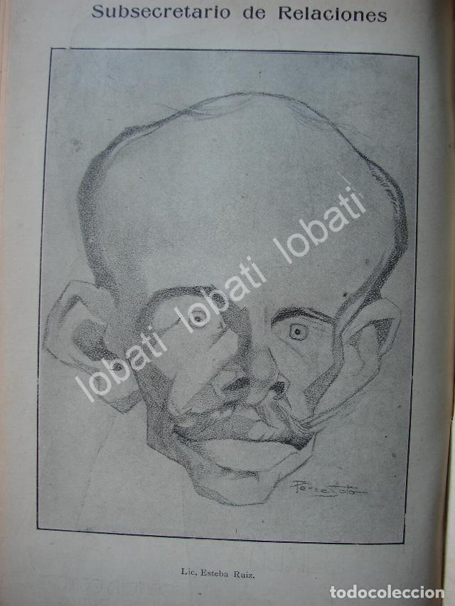 Poster collecting: CARICATURA ANTIGUA LIC. ROBERTO ESTEVA RUIZ 1914 / PLT