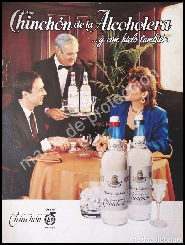 Poster collecting: CARTEL ANTIGUO ORIGINAL DE ANIS. CHINCHON DE LA ALCOHOLERA 1980s /3