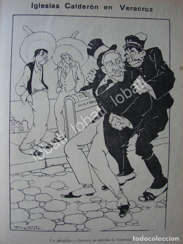 Poster collecting: CARICATURA ANTIGUA 1914. FERNANDO IGLESIAS CALDERON / PLT