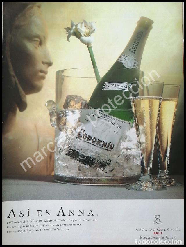 Poster collecting: CARTEL ANTIGUO ORIGINAL DE VINOS ANNA DE CORDONIU 1990