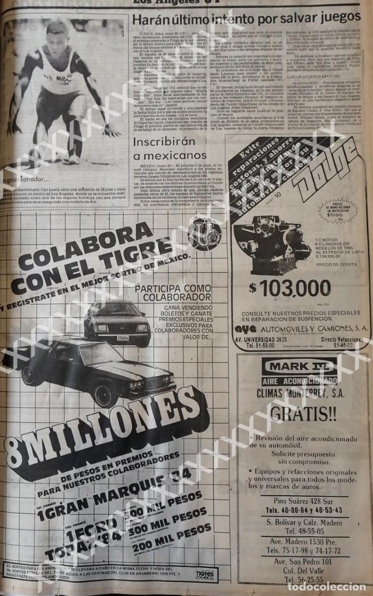 Poster collecting: CARTEL ANTIGUO ORIGINAL DE . SORTEO DE TIGRES 1984