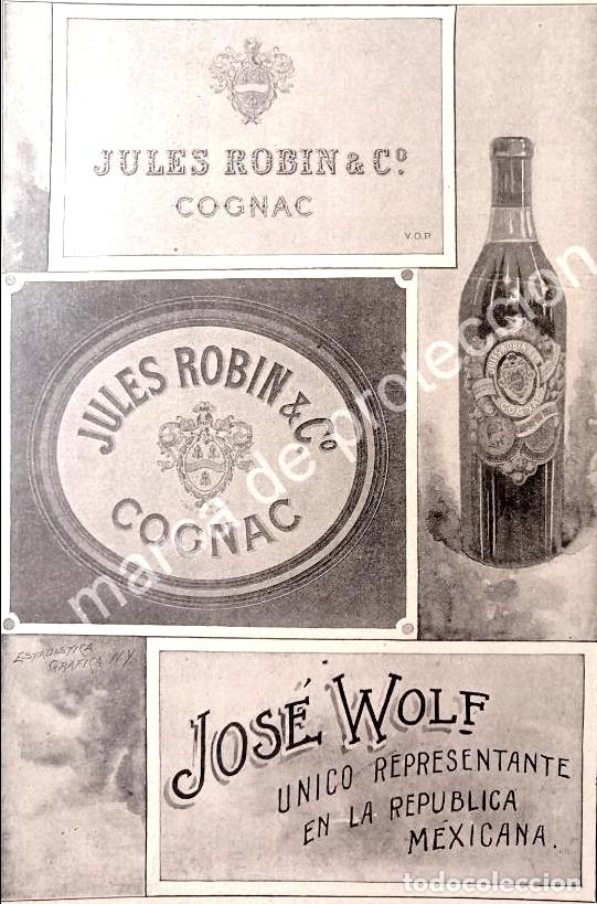 Poster collecting: CARTEL ANTIGUO ORIGINAL DE COG&Ntilde;AC JULES ROBIN 1897