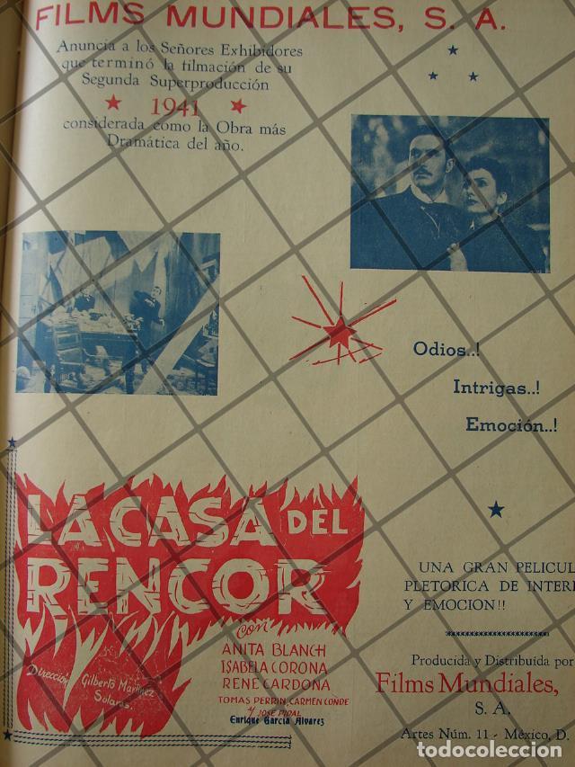 Poster collecting: CARTEL RETRO FINALIZAN PELICULA LA CASA DEL RENCOR 1941