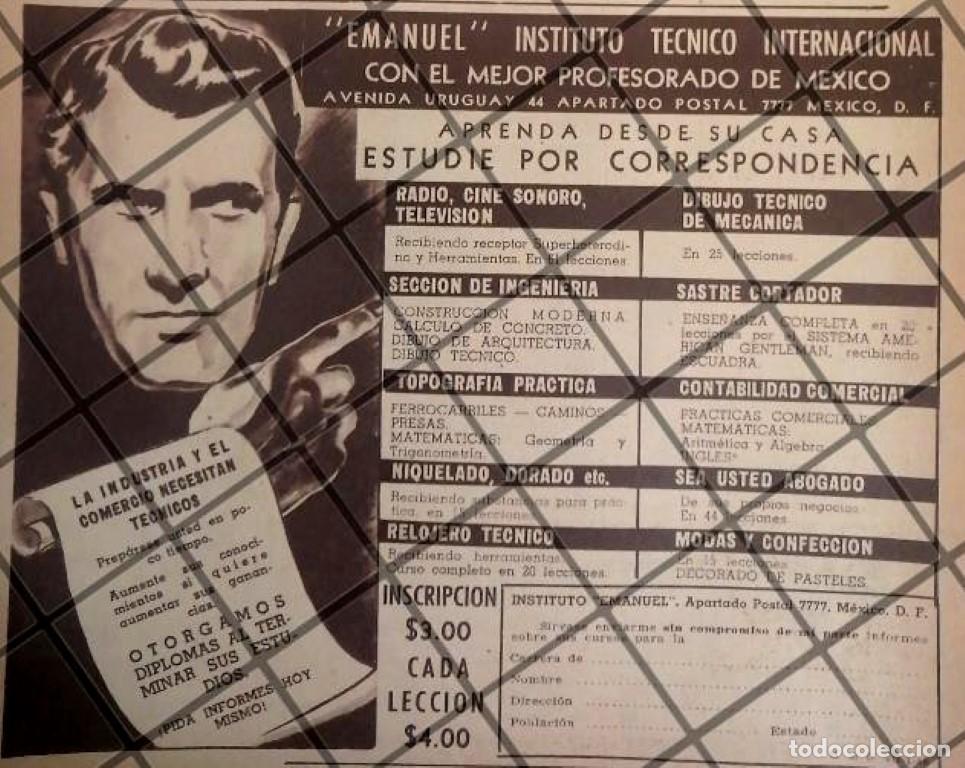 Poster collecting: CARTEL RETRO INSTITUTO TECNICO EMANUEL 1948 -E20