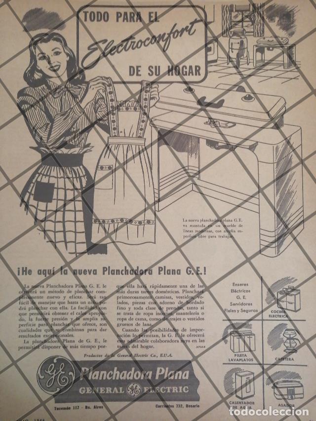 Poster collecting: CARTEL PUBLICITARIO RETRO PLANCHA PLANA G.E 1948 646