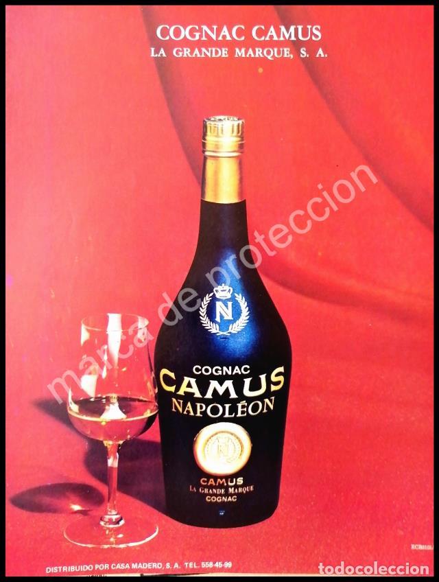 Poster collecting: CARTEL ANTIGUO ORIGINAL DE COGNAC CAMUS NAPOLEON 1970s