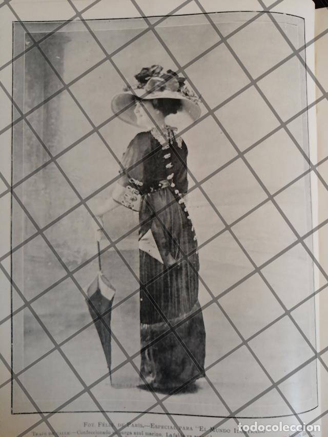 Poster collecting: CARTEL ANTIGUO 1910 VESTIDOS DE LUJO CASA FELIX DE PARIS 19