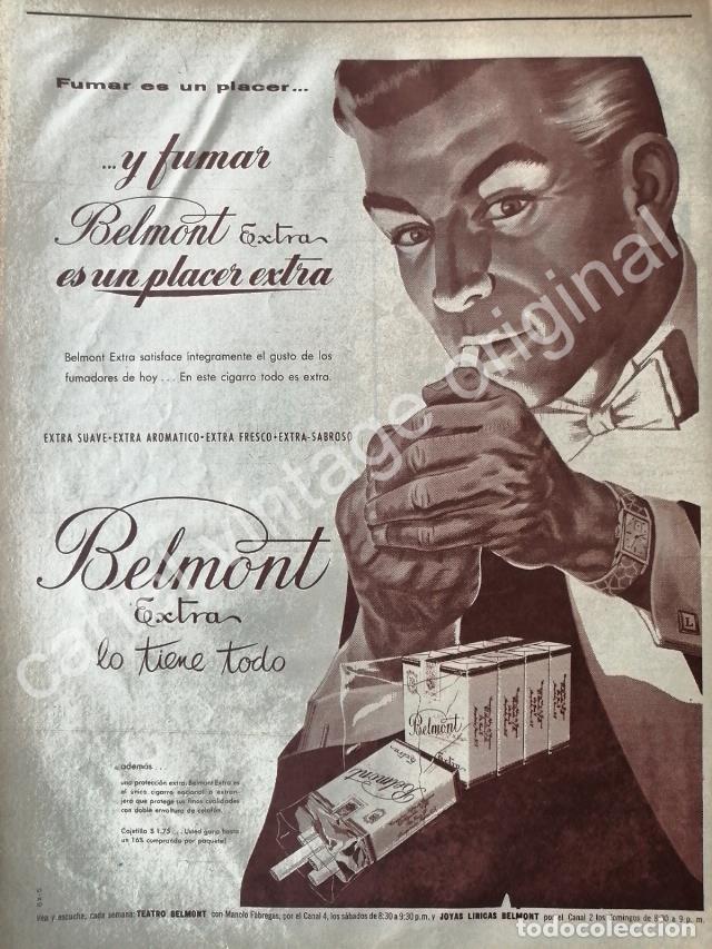 Collezionismo di affissi: CARTEL ANTIGUO ORIGINAL DE CIGARROS MONTECARLO EXTRA 1950s /3