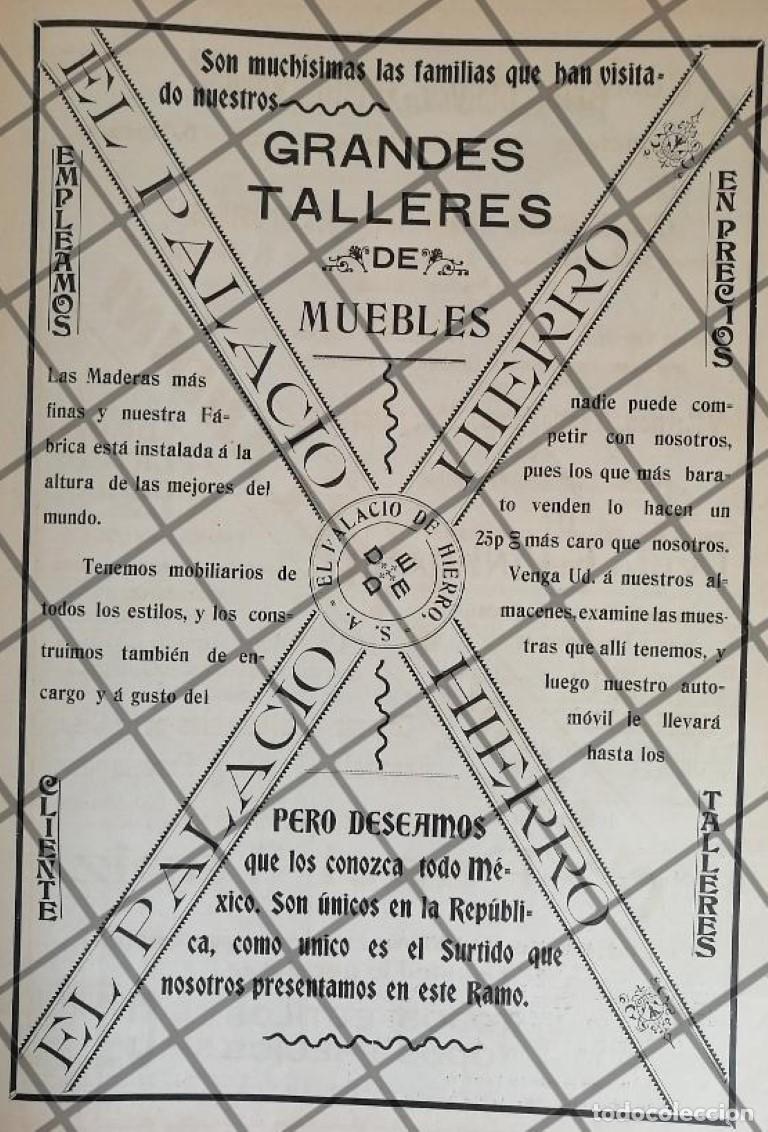 Collezionismo di affissi: CARTEL ANTIGUO EL PALACIO DE HIERRO 1907 -83