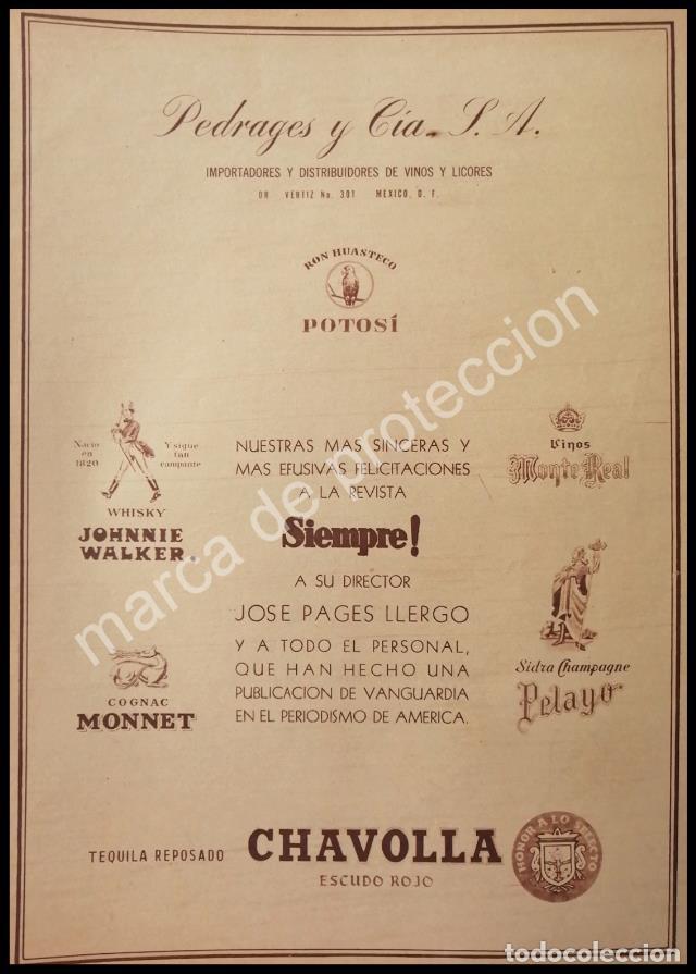 Poster collecting: CARTEL ANTIGUO ORIGINAL DE CASA PEDRAGES Y CIA FELICITA A JOSE PAGES LLERGO 1955
