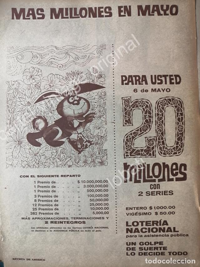 Sammeln von Plakaten: CARTEL ANTIGUO ORIGINAL DE LOTERIA NACIONAL 1959 -13