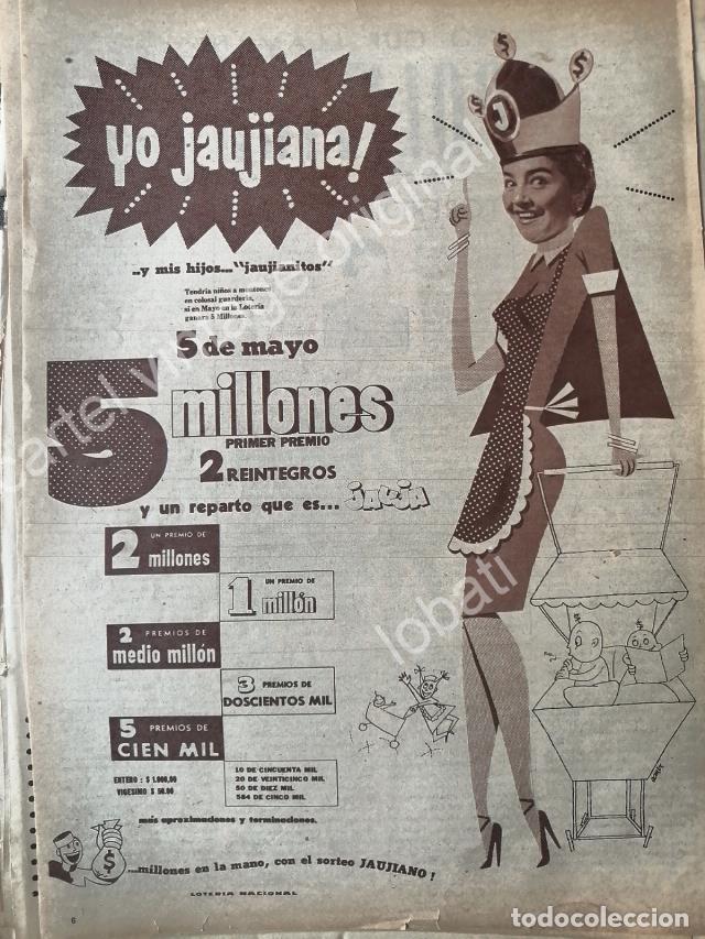 Poster collecting: CARTEL ANTIGUO ORIGINAL DE LA LOTERIA NACIONAL 1956 / 67