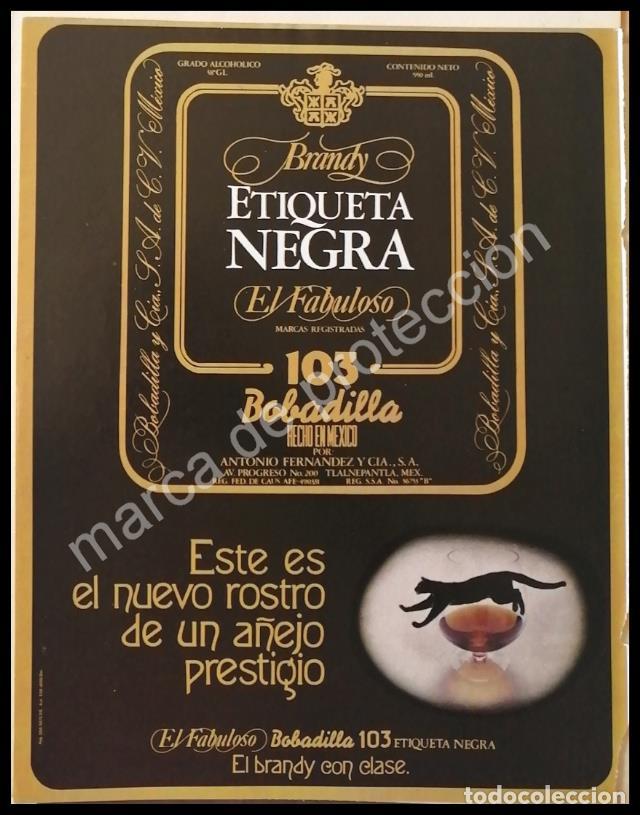 Poster collecting: CARTEL ANTIGUO ORIGINAL DE BRANDY BOBADILLA 103 1970s