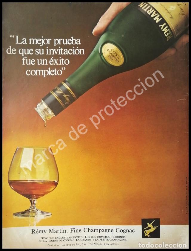 Poster collecting: CARTEL ANTIGUO ORIGINAL DE CHAMPAGNE REMI MARTIN 1979 /2