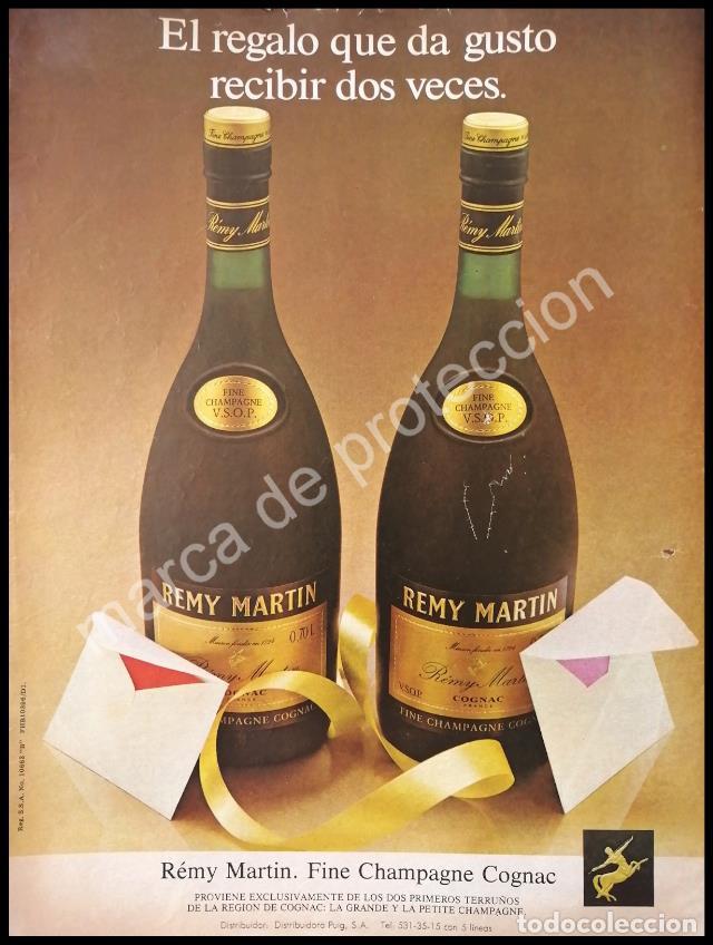 Poster collecting: CARTEL ANTIGUO ORIGINAL DE CHAMPAGNE REMI MARTIN 1979 /3